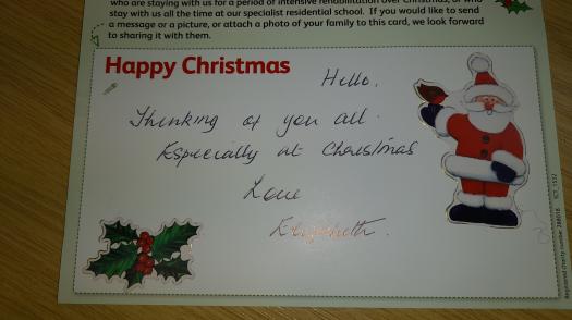 A Christmas message from our supporters