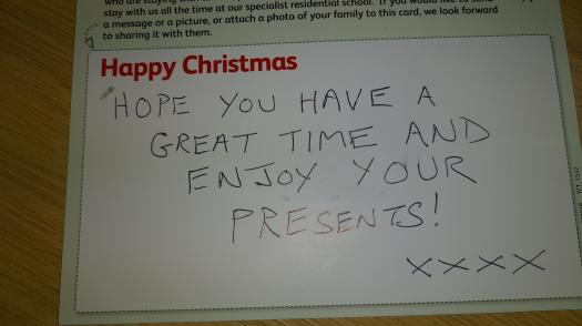 A Christmas message from our supporters