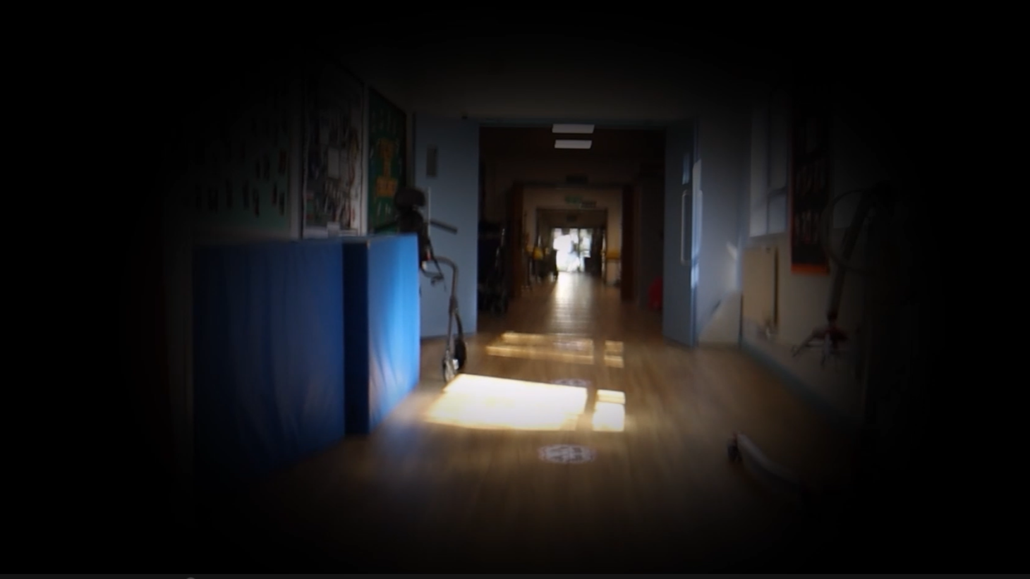 Image demonstrating the visual impairment, tunnel vision