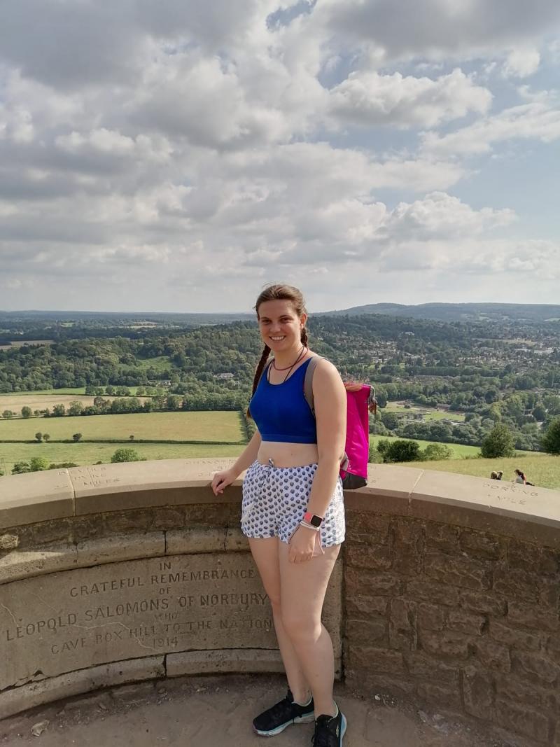Charlotte at Box Hill