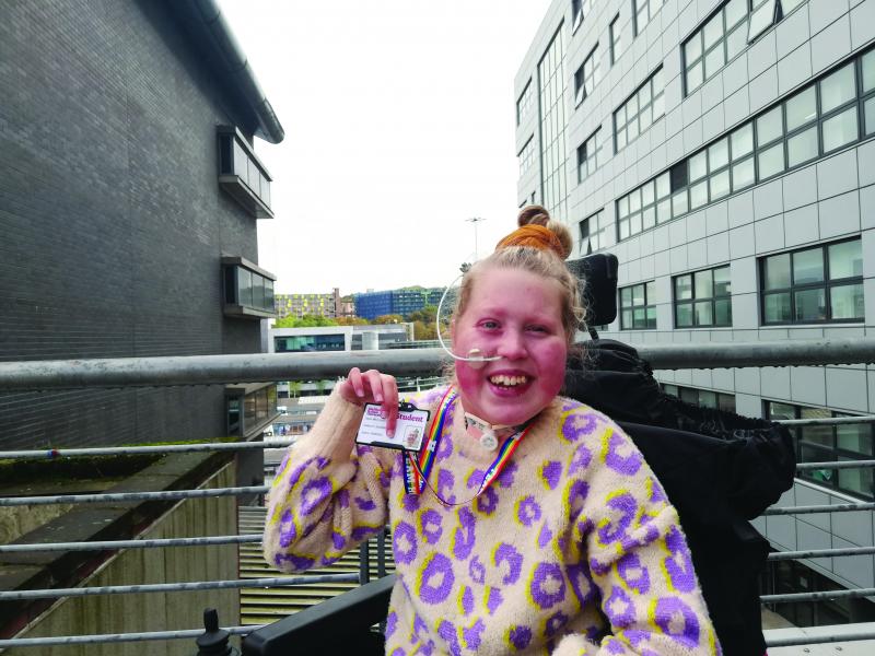 Clare starting university